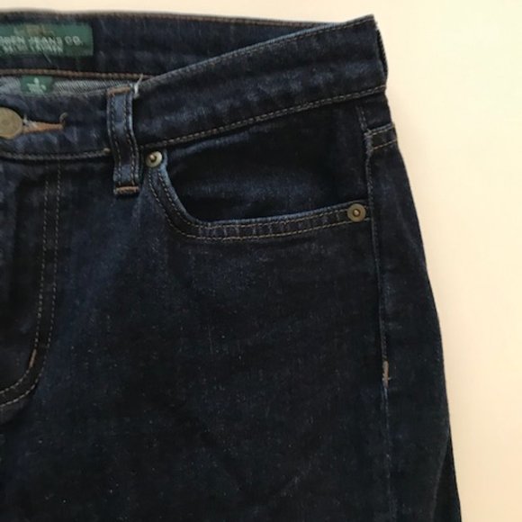 Lauren Jeans | Dark Classic Straight Jeans BNWOT - Picture 5 of 10